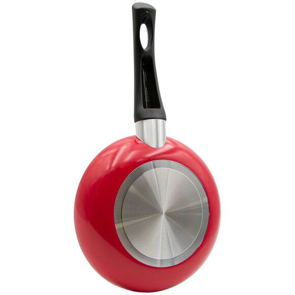 Handy Gourmet Ceramic Non-Stick 7" Aluminum Fry Pan in Red - Picture 4 of 5